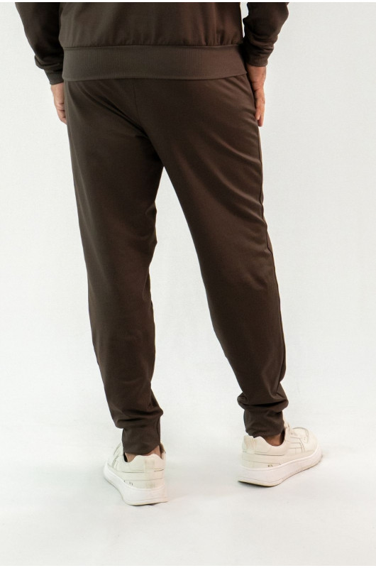 Jogger Masculina Moletom Tech Marrom Expresso – 24271893