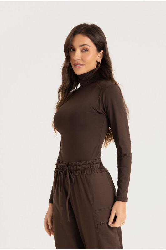 Blusa Winter Feminina Marrom Expresso – 24271896