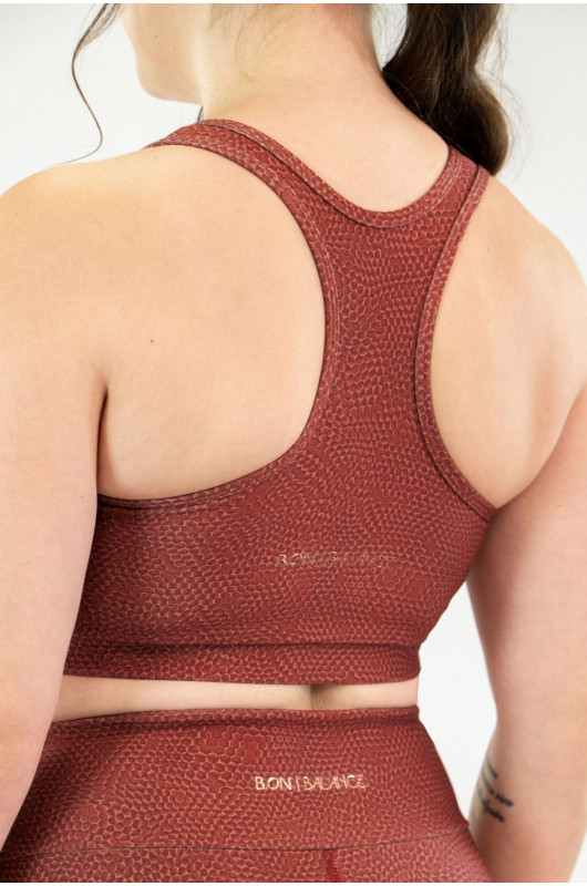 Top Estampado Textura Snake Feminino – 24271814