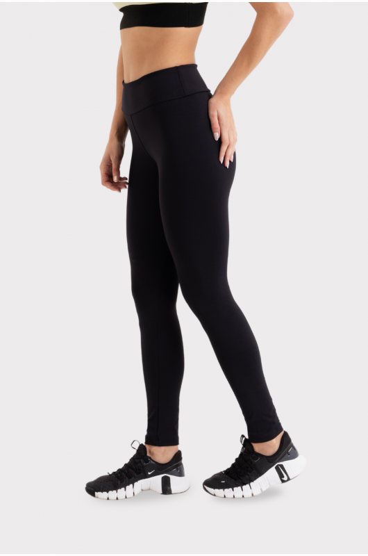 Legging Feminina Basic Alta Compressão Preta - 24270001