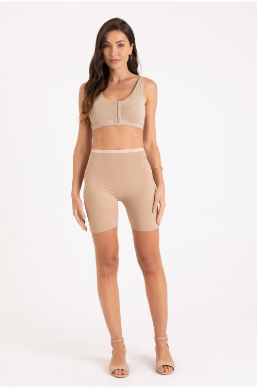 Bermuda Underwear Feminina Nude - 24271680 