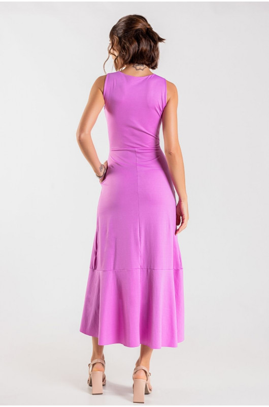 Vestido Feminino c/ Bolsos Lilás - 24270994