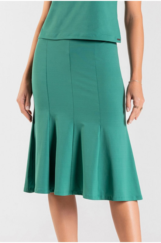 Saia Feminina Casual Verde Esmeralda - 24271041