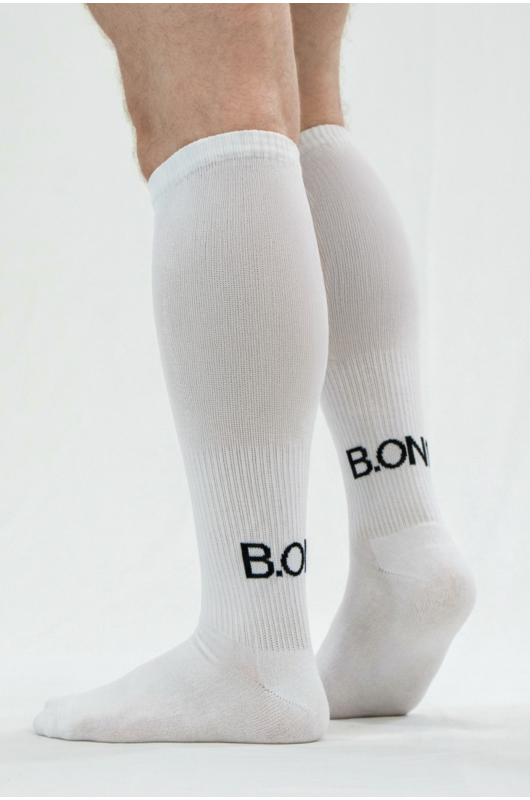 Meia Tech B.ON Cano Alto Sport Branca - 24271856