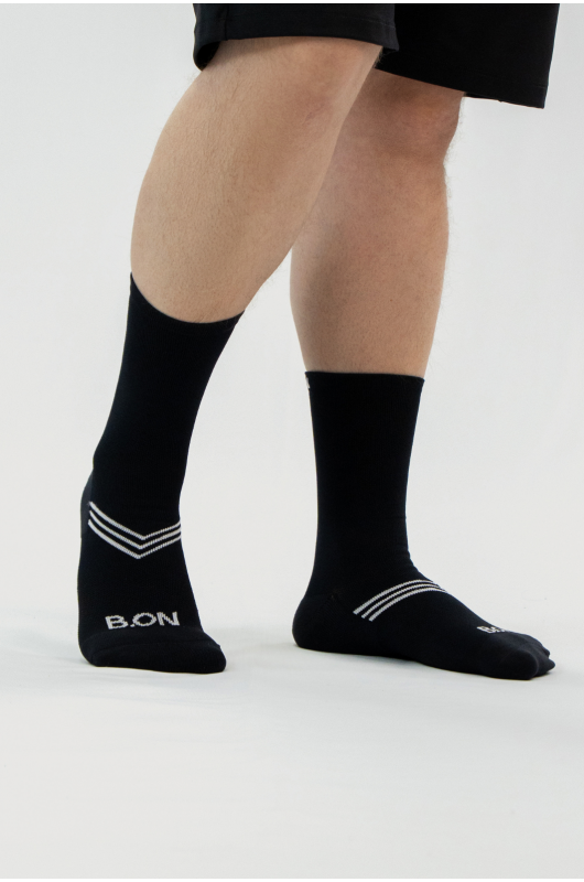 Meia Tech B.ON Run Preta - 24271864