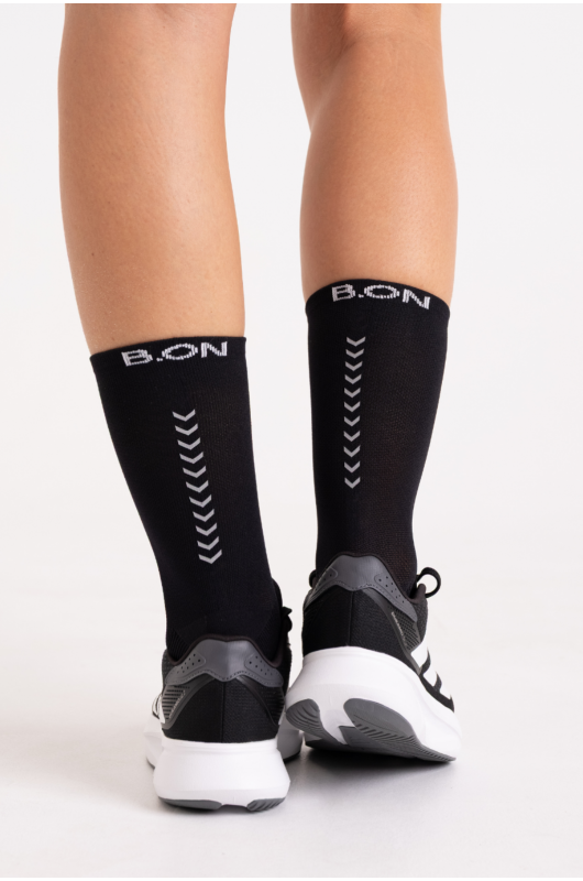 Meia Tech B.ON Run Preta - 24271864