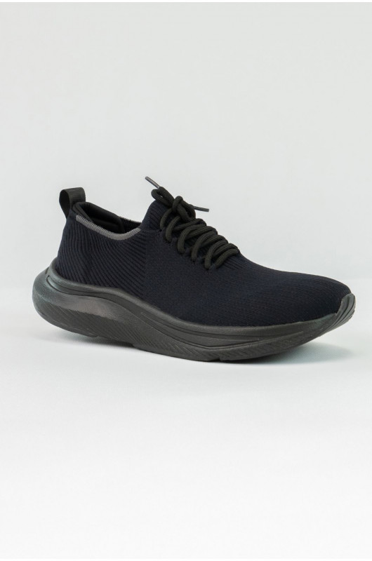 Tênis Knit B.ON Leve All Black - 24271851