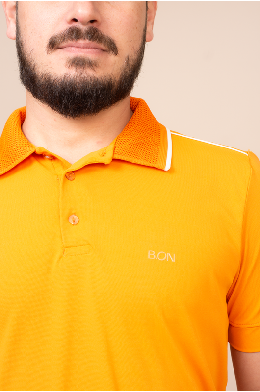 Camisa Gola Polo Masculina Laranja - 24271228
