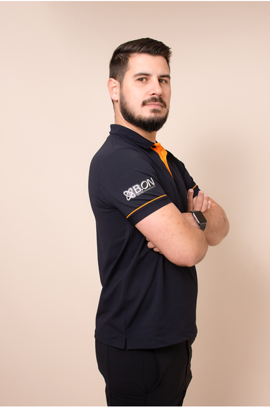 Camisa Gola Polo Unissex B.ON Distribuidor Preta - 24271350