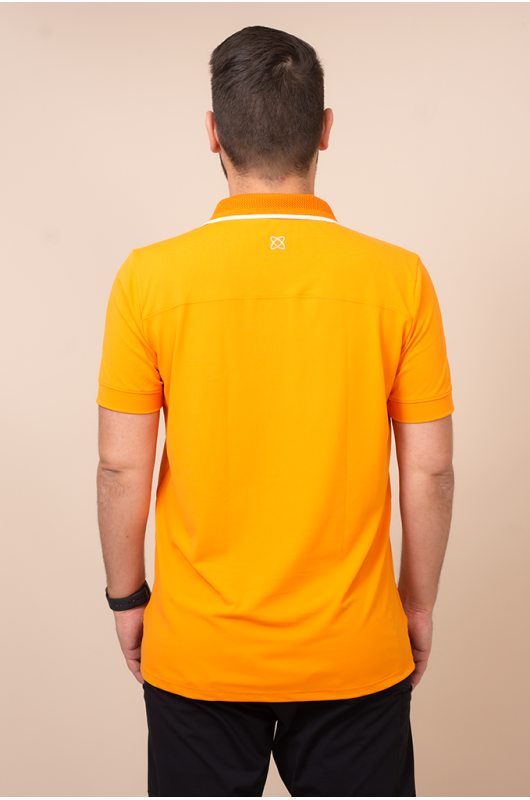 Camisa Gola Polo Masculina Laranja - 24271228