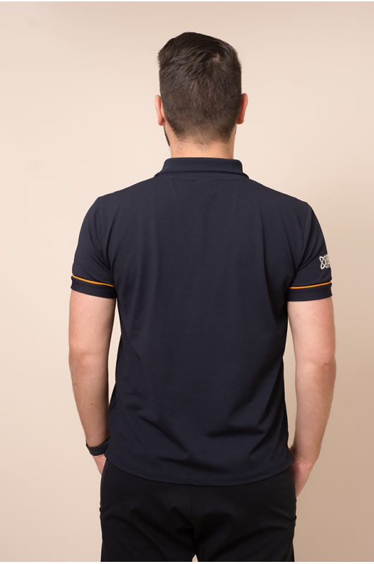 Camisa Gola Polo Unissex B.ON Distribuidor Preta - 24271350