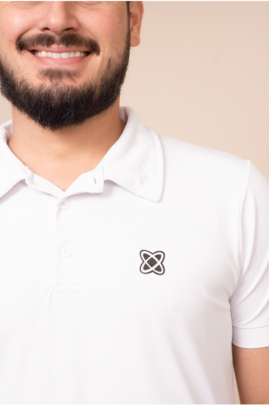 Camisa Gola Polo Masculina Branca - 24271344