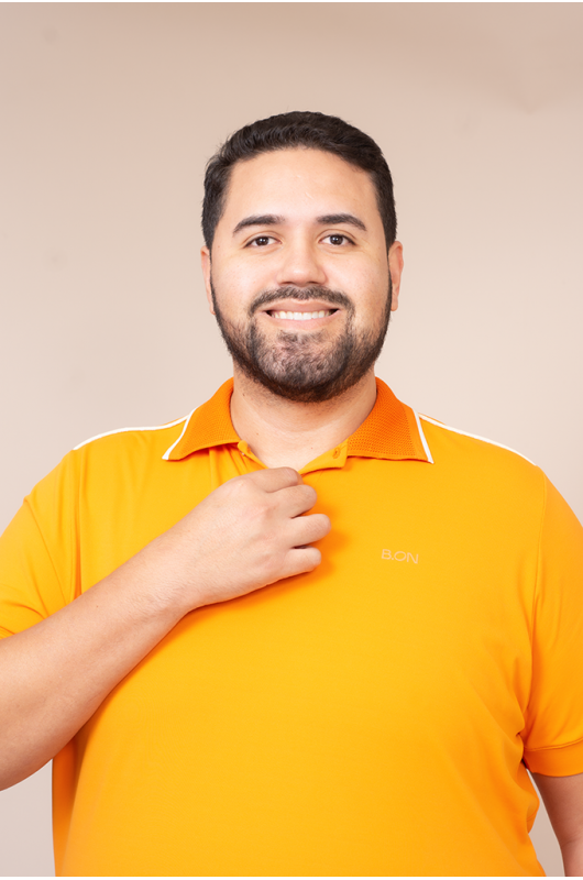 Camisa Gola Polo Plus Size Masculina Laranja 24271272