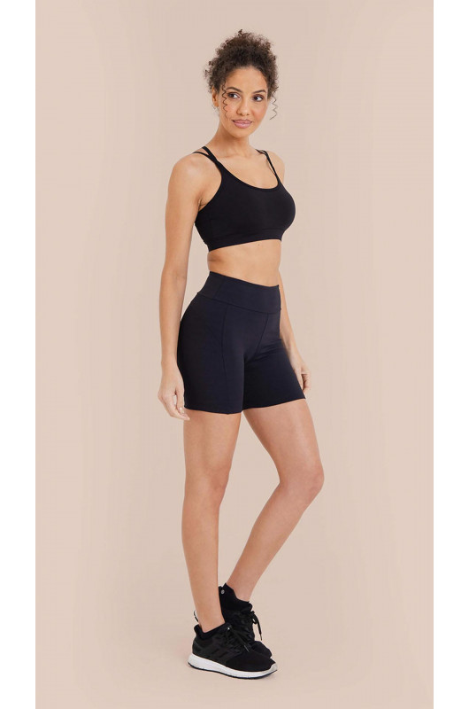Bermuda Cross Feminina Preta - 24270280