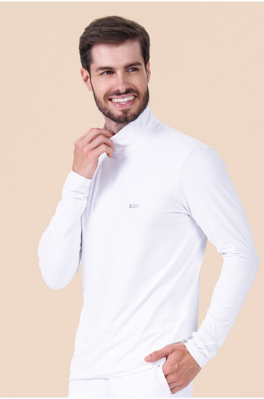 Blusa Masculina B.ON Winter Branca - 24270406 