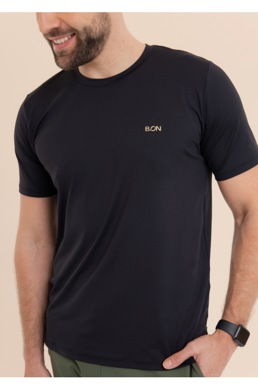 Camiseta Basic Masculina Preta - 24271383
