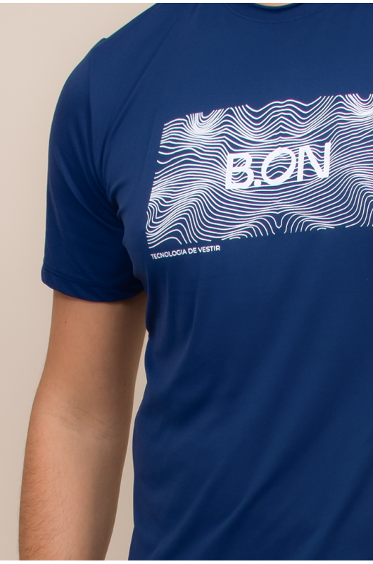Camiseta Estampada Masculina  Marinho - 24271357