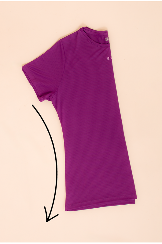 Camiseta Feminina Dry Slim Fit Plus Size Roxo - 24271320