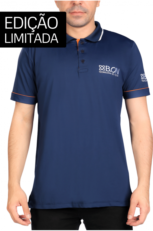 Camisa Gola Polo Masculina B.ON Marinho - 24270204