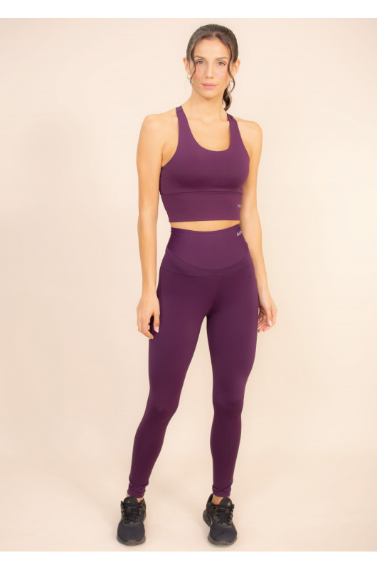 Legging Fem. B.ON Chapa Barriga Roxo - 24271222