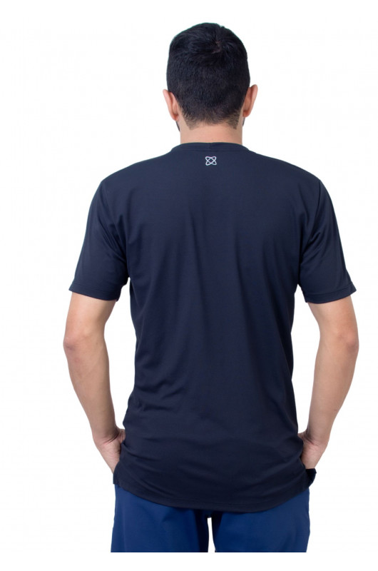 Camiseta Masculina B.ON Antiviral Estampada Preta - 24271011