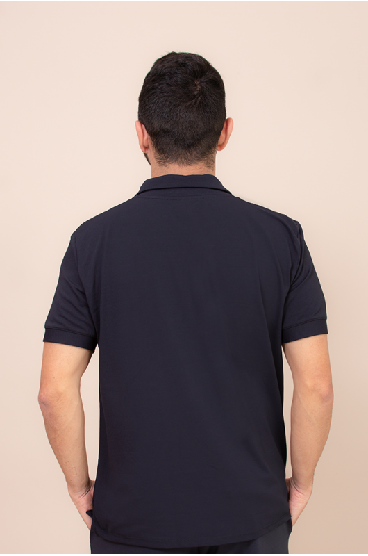 Camisa Gola Polo Masculina Preta - 24271346 