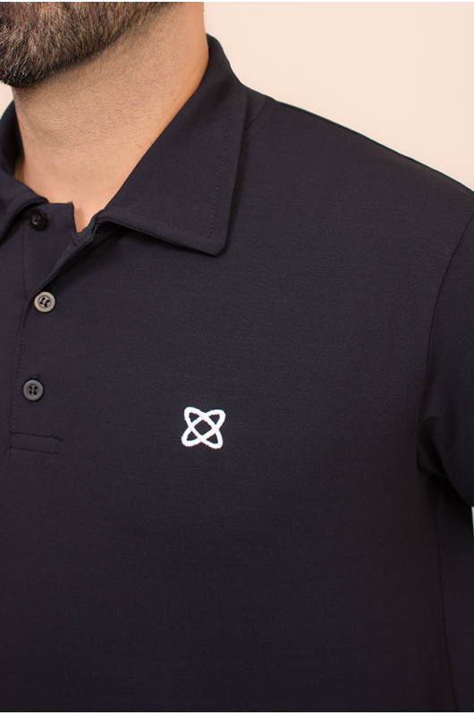 Camisa Gola Polo Masculina Preta - 24271346 