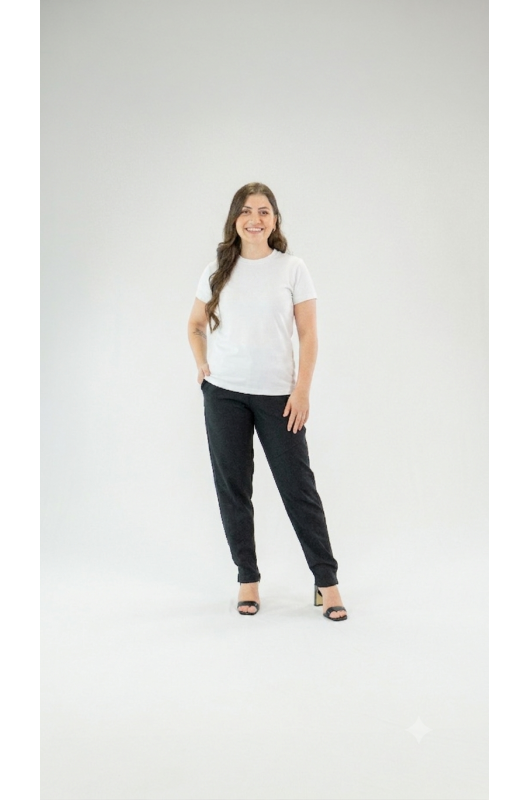 CAMISETA B.ON AIR FEMININA SLIM BRANCA - 24272040