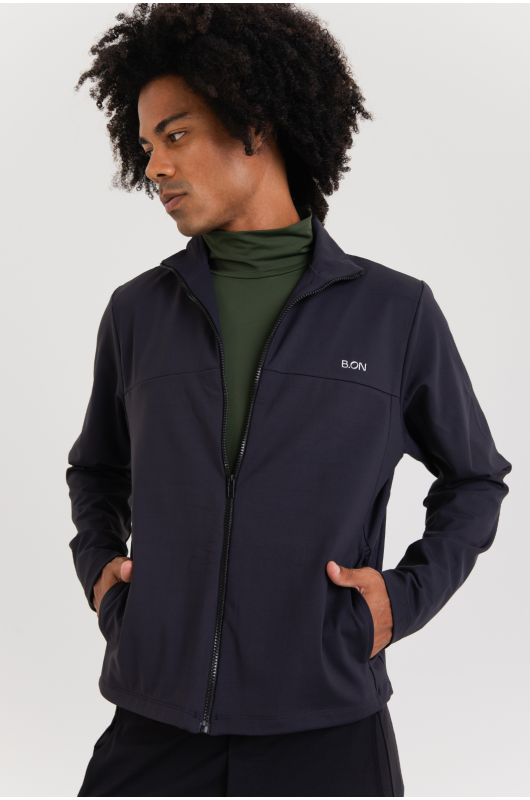 Jaqueta Casual Masculina Preta - 24270987