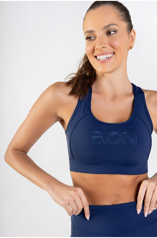 Top Racer Shine Feminino Marinho - 24271182