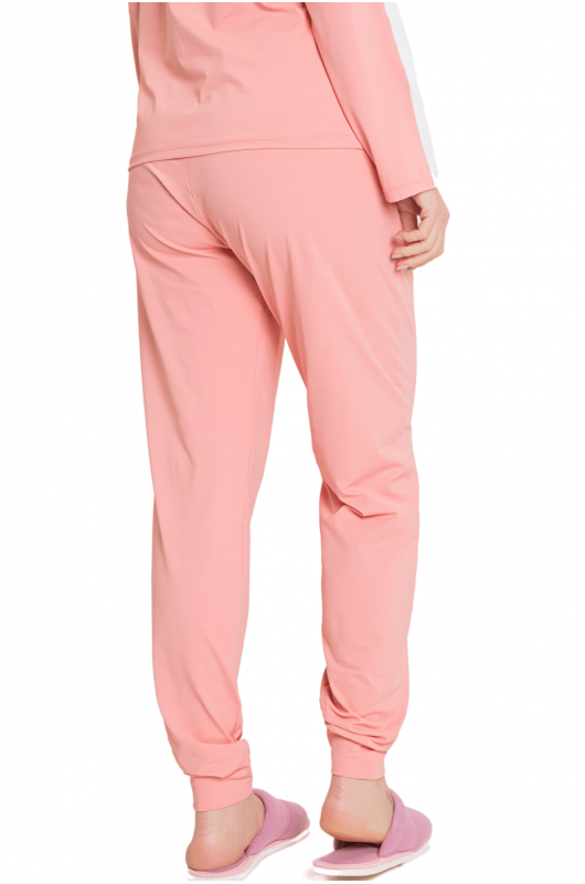 Calça Feminina Pijama Rosê - 24270667
