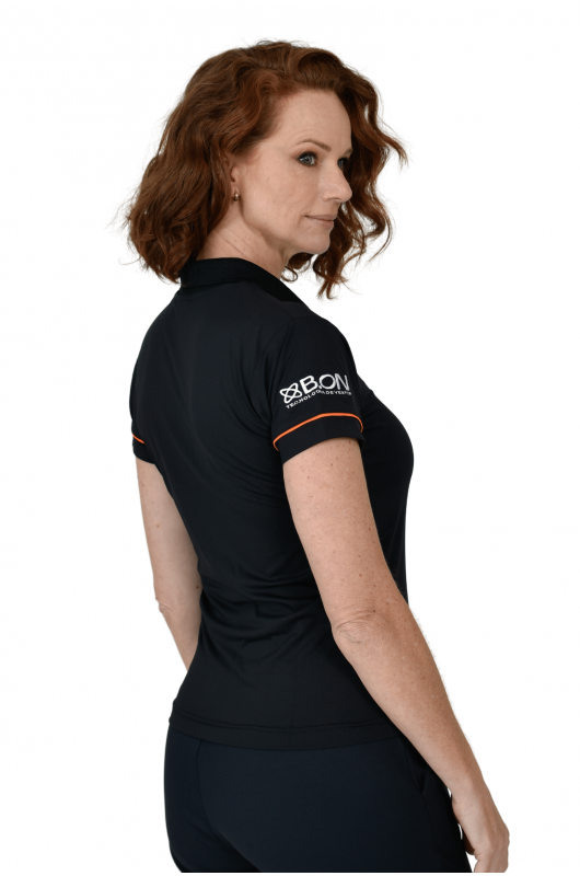 Camisa Feminina Gola Polo B.ON Preto - 24270249 