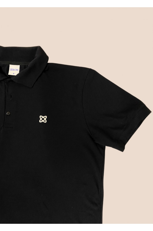 Camisa Gola Polo Masculina Preta - 24271346 