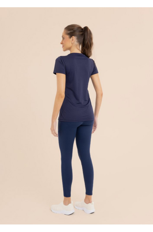 Camiseta Fitness Feminina Marinho - 24271407