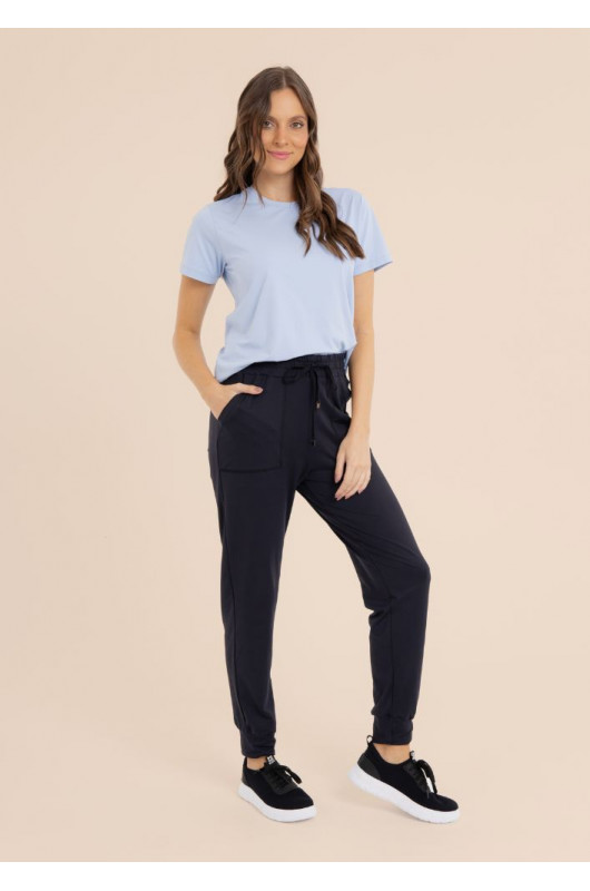 Camiseta Basic Feminina Azul Claro - 24271264