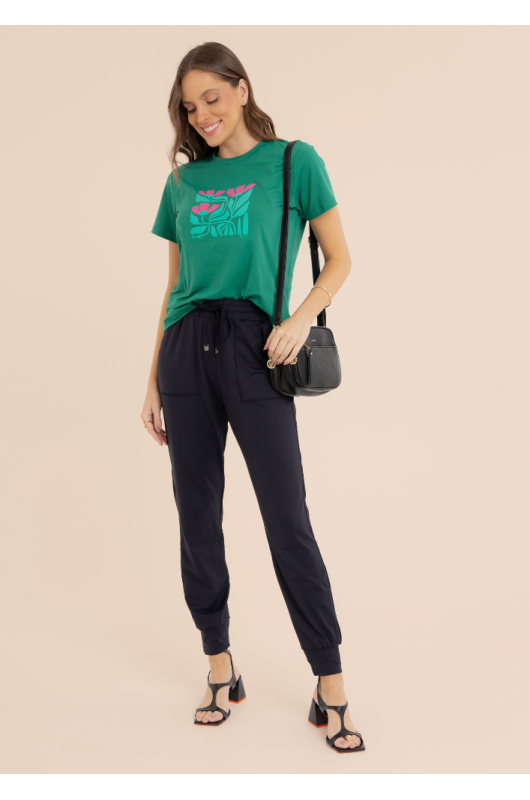 Jogger Feminina Solta e Alongada - 24271217