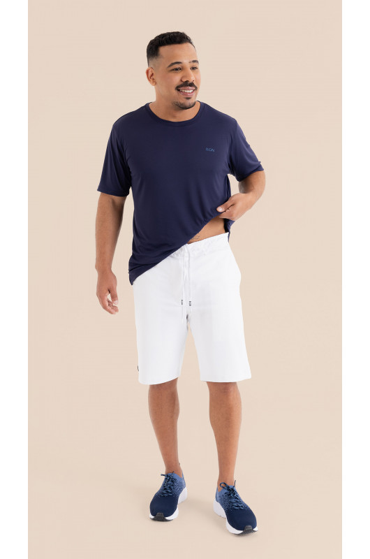 Bermuda Basic Masculina Branca - 24271297 