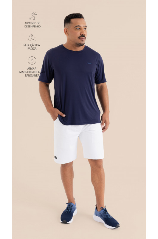  Camiseta Basic Masculina Marinho - 24271404 