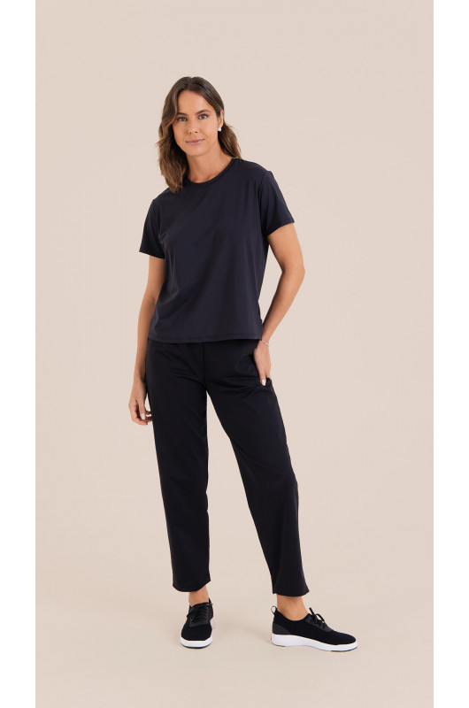 Camiseta B.ON Air Feminina Preta - 24271608 