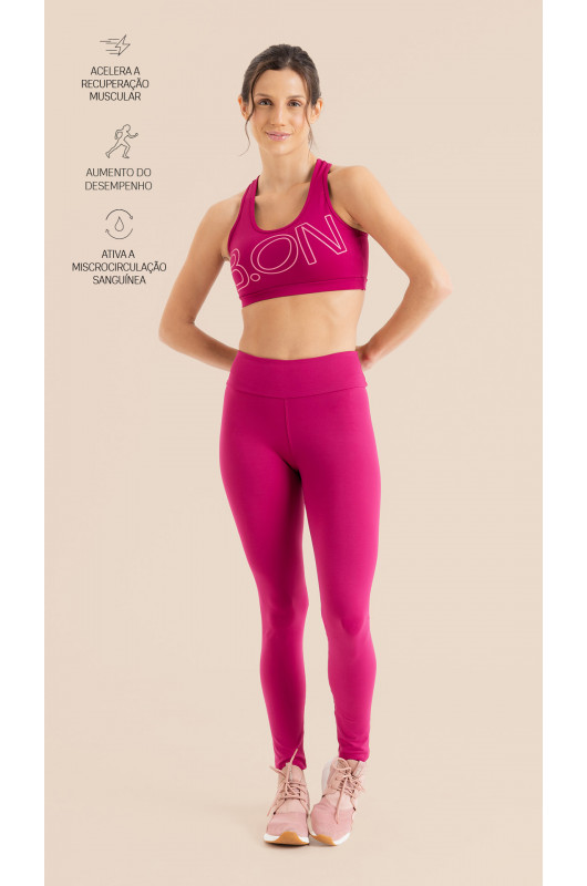  Legging Basic Feminina Pink Cereja - 24271487 