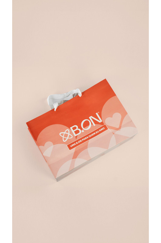 SACOLA PAPEL B.ON DIA DOS NAMORADOS - OPÇÃO 02 - 24271459