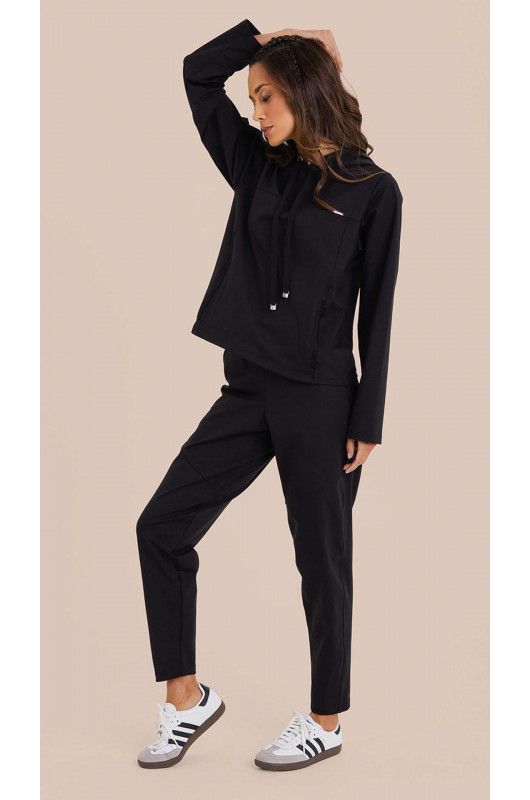 Calça Comfy Feminina Preta - 24271541 