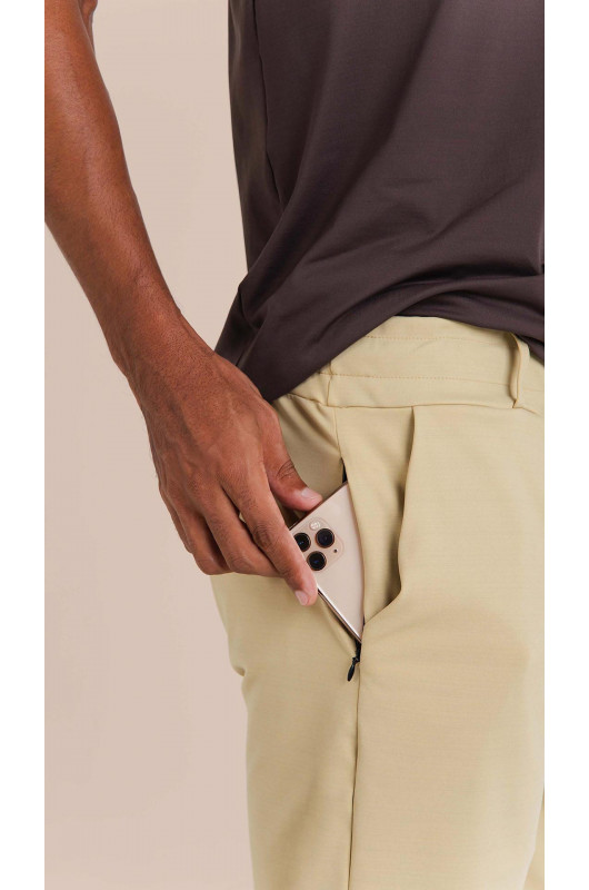 Calça Alfaiataria Masculina Khaki B.ON - 24271561