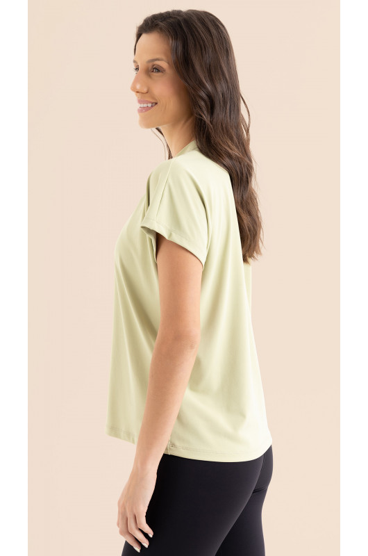 Blusa Feminina Casual Verde Light - 24271429