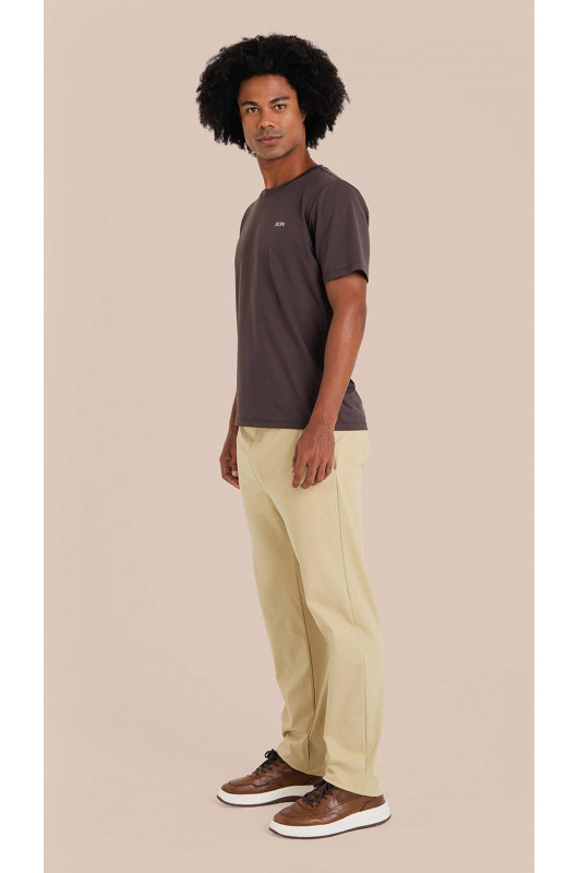 Calça Alfaiataria Masculina Khaki B.ON - 24271561
