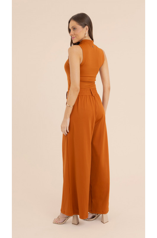 Regata Gola Alta Feminina Ochre - 24271414