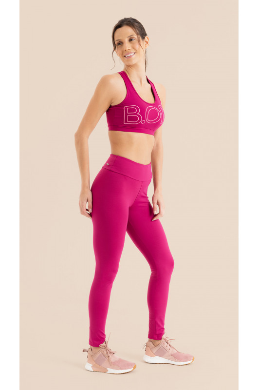  Legging Basic Feminina Pink Cereja - 24271487 