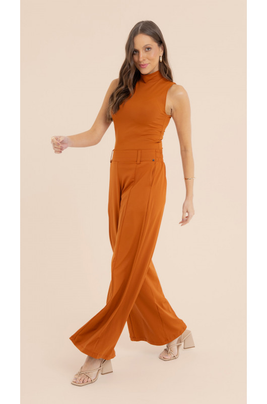 Regata Gola Alta Feminina Ochre - 24271414