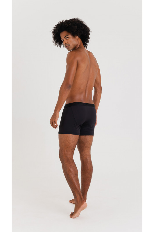 Cueca Boxer Masculina Preta - 24271446