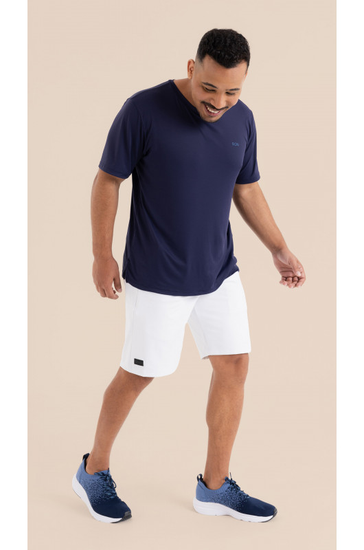  Camiseta Basic Masculina Marinho - 24271404 
